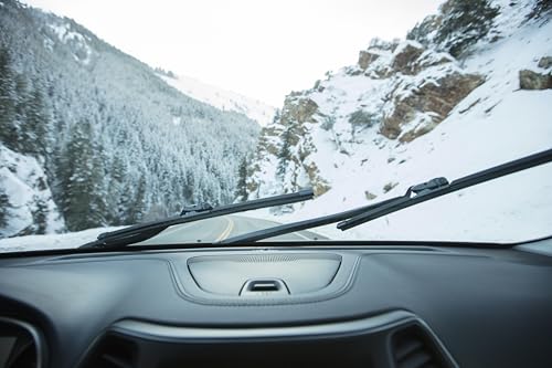 Rain-X Silicone AdvantEdge Wiper Blade 21" Windshield Wiper Blades Replacement, All-Weather Performance Lasts 2X Longer, Premium Beam, Installock Adapter for Easy Fit (Pack of 1)