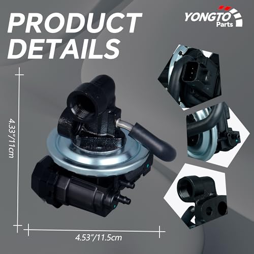 Yongtoparts EGV1055 EGR Valve 5L2Z9D475A Compatible with Ford Explorer 2004-2010, Explorer Sport Trac, Mercury Mountaineer V6 4.0L Replace OE 4L2E9Y456H3A 4L2Z9D475A