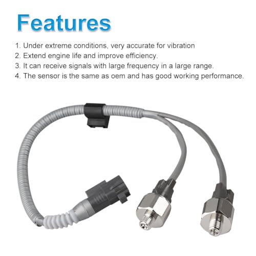 WMPHE Compatible with 2 PCS 89615-12090 Knock Sensor with Wiring Harness Kit Toyota Highlander Camry Avalon Sienna 2001 2002 2003 2004, Lexus ES300 RX300 2000 2001 2002 2003 Knock Sensor