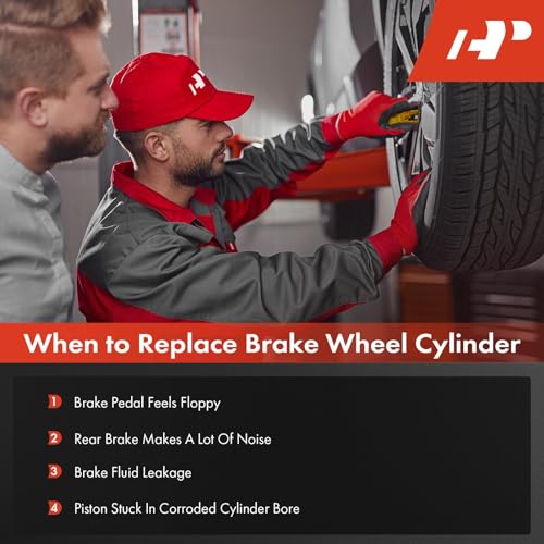 A-Premium Rear Drum Brake Wheel Cylinder Compatible with Select Chevy & GMC Models - Tahoe, Yukon, Suburban 1500, Blazer, C1500, C2500, K1500, K1500 Suburban, C10, C15, C10/C15/C1500 Pickup, 2-PC Set