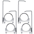 Datanly 2 Pcs 3 Inch Universal Exhaust Clamp with Hanger, Made of Heavy-Duty Clamp with Rear Muffler Hanger Exhaust Pipe for Cars, Trucks Pipes
