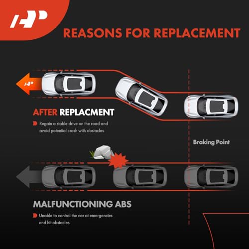A-Premium Set of 4 Front Rear Left and Right ABS Wheel Speed Sensor Compatible with Volkswagen, Audi, Seat Models - Jetta, Jetta City, Passat CC, Golf, Beetle, A3 Quattro, CC, Eos, GTI, TT, R32