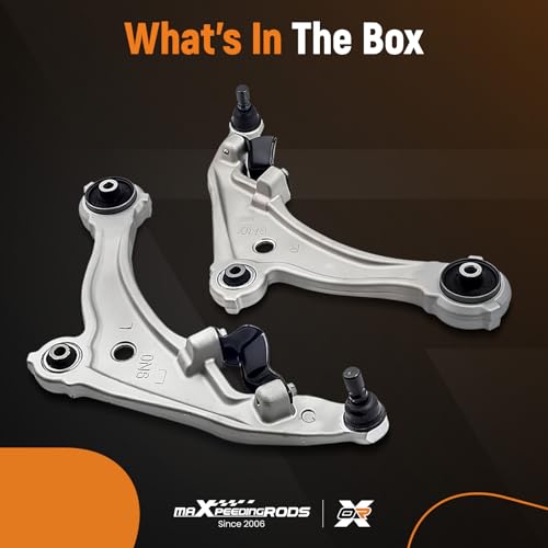 maXpeedingrods Front Lower Control Arms for Nissan Maxima 2009-2014 K622054 K622059, Front Suspension Kit with Ball Joints, Set of 2