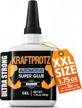 Automotive Super Glue Gel 1.76 oz XXL – for Car Trim, Bumpers, Brackets & Fairings – Oil-Resistant, Heatproof CA Bond for Trucks, Motorcycles & RVs – No-Drip Cyanoacrylate