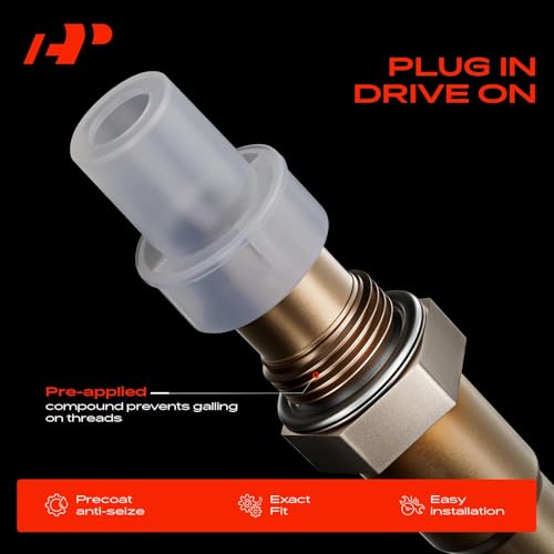 A-Premium O2 Oxygen Sensor Compatible with Chevy, GMC, Cadillac, Buick & Saturn Models - Equinox, Impala, Traverse, Captiva Sport, Terrain, SRX, Allure, Lacrosse - Upstream and Downstream, 4-PC Set