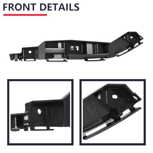 BXZ Front Bumper Cover Support Bracket Retainer Reinforcement Pair For Ford Fusion 2010 2011 2012