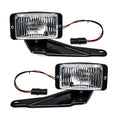 Front Fog Light Assembly Set Compatible with 1988-1997 Chevy GMC C/K Series