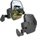 KEMIMOTO Large Side Mirrors A-pillar UTV Mirror Compatible with Polaris Ranger XP 1000/ Crew XP 1000 2018-2026, CFMOTO UFORCE U10, Extension Adjustable Side Mirrors Mounted on ROPS bar