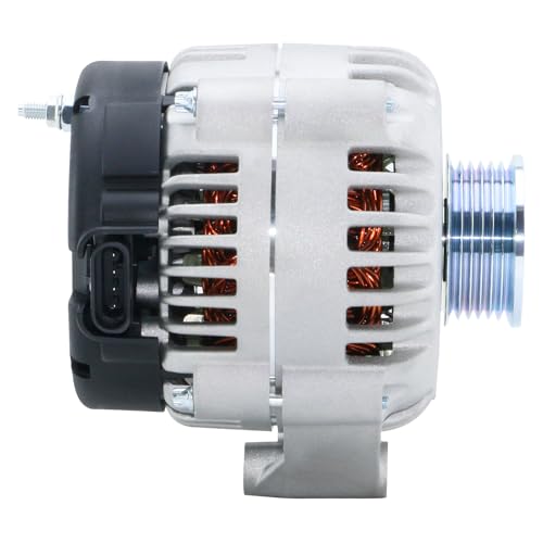 8247N Alternator Compatible with Chevy C Truck Silverado 4.3 4.8 5.3 6.0 2000 2001 2002 2003 2004 10464451 10464481 10480326M 10480476 15755616W 15768829 19244728 19244731, 105A CW 6-Groove Pulley