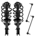 Front Coil Spring Strut & Stabilizer Sway Bar Links Fit for CHRYSLER TOWN & COUNTRY 08-16, for DODGE for GRAND CARAVAN 08-19, Shock Absorber and Sway Bar Link Replace for 171128L, 171128R, K7258