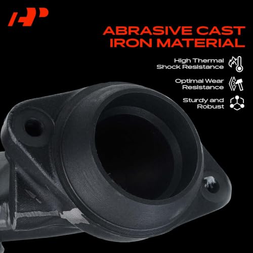 A-Premium Right Side Engine Exhaust Manifold Kit [8Cyl 5.4L] Fit for Ford & Lincoln - F-150, F-250, F-150 Heritage, F-250 F-350 Super Duty, Expedition, E-150, E-250, Navigator, W/Gasket & Studs & Nuts