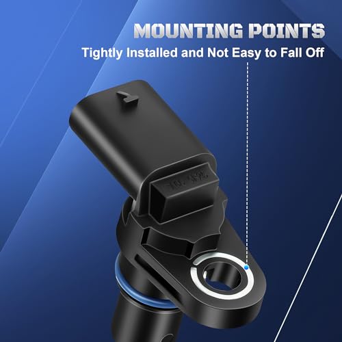 Engine Camshaft Position Sensor Compatible with Audi A3 A4 A5 A6 A7 A8 Quattro Q3 Q5 Q7 & Volkswagen Beetle Golf Jetta Passat Tiguan Touareg CC Eos Leon Replaces 07L905163A, 07L905163C, 907-867