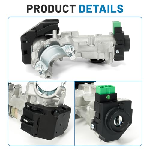 Aumzong 06350-SAA-G30 Ignition Switch Lock Cylinder Assembly with 2 Remote Keys 46 Electronic Chips Compatible with Honda Civic 2006 2007 2008 2009 2010 2011 Replacement# 35100-SDA-A71