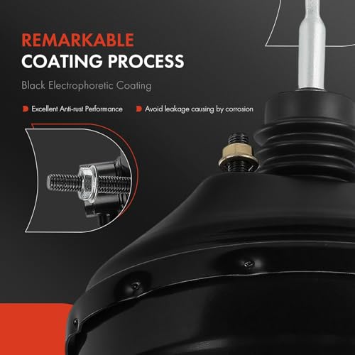 A-Premium Vacuum Power Brake Booster Compatible with Jeep Wrangler 1997-2006, TJ 1998-2005, 2.4L 2.5L 4.0L, Without Master Cylinder