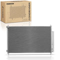 A-Premium Air Conditioning A/C Condenser Compatible with Honda Pilot 2009-2015 3.5L, Sport Utility, Replace# 80110SZAA01