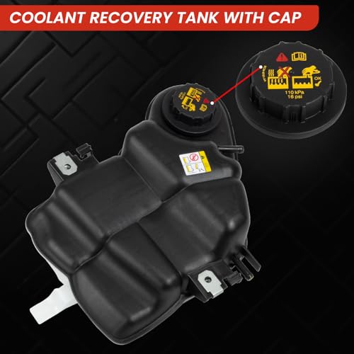 603-217 Engine Coolant Reservoir Tank Compatible with 2003-2007 Ford F250 F350 F450 F550 Super Duty | Excursion Expansion Tank with Cap Replaces 3C3Z8A080AE 6C3Z8A080B