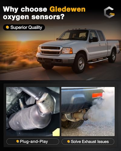 Oxygen Sensor Upstream Downstream O2 Sensor 4Pcs | Compatible with Ford F150 F250 Ranger Expedition Explorer Escape, Mazda Tribute, Lincoln & More | Replace# 15717, 15716, 15664, ZZC318861