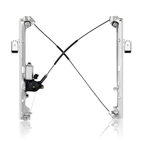 OVANOH Front Left Driver Side Power Window Regulator Assembly W/Motor Compatible for Silverado Suburban Avalanche 1500 2500 3500 00-06 Cadillac Escalade 02-06 GMC Yukon XL Sierra