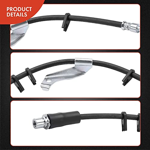 A-Premium Front Passenger Side Brake Hydraulic Hose Compatible with Select Chevy and GMC Models - Equinox/Terrain 2010 2011 2012 2013 2014 2015 2016