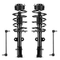ILONPA (4) Front Struts & Sway Bar Links for 2008-2019 Dodge Grand Caravan(Exc. RT, GT), 2008-2016 Chrysler Town & Country(Exc. S), w/Coil Springs Shock Absorbers Amortiguadores - 171128L 171128R