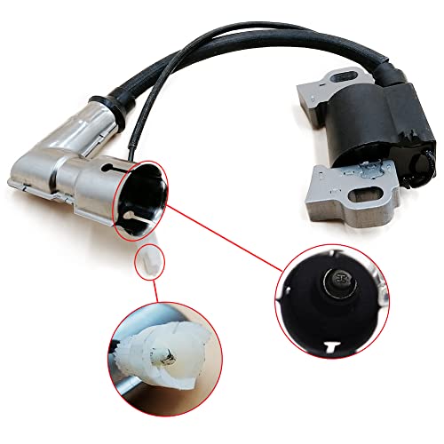 QYMOTO 951-12220 751-12220 Ignition Coil for MTD Troy Bilt 1p90f/p Ignition Coil Huskee LT4200 420cc Engine Craftsman R1000 Rider Huskee LT1500 Troy Bilt Lawn Mower Coil