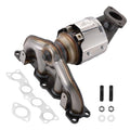 BDFHYK Catalytic Converter Exhaust Manifold for Hyundai Santa Fe 10-12, for Kia Sorento 11-13 2.4L L4,409 Stainless Steel Replaces 16690 641498 674-129 285102G375