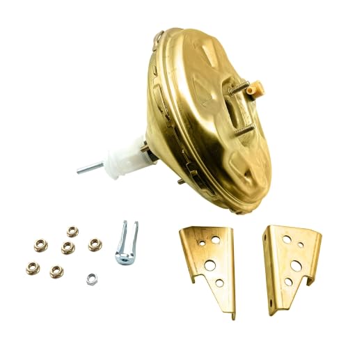 11" Power Brake Booster Master Cylinder Disc/Drum for 1964-1972 GM A F X Body for Chevrolet Chevelle El Camino Malibu Camaro Monte Carlo for Oldsmobile Cutlass 442 F85 Vista Cruiser