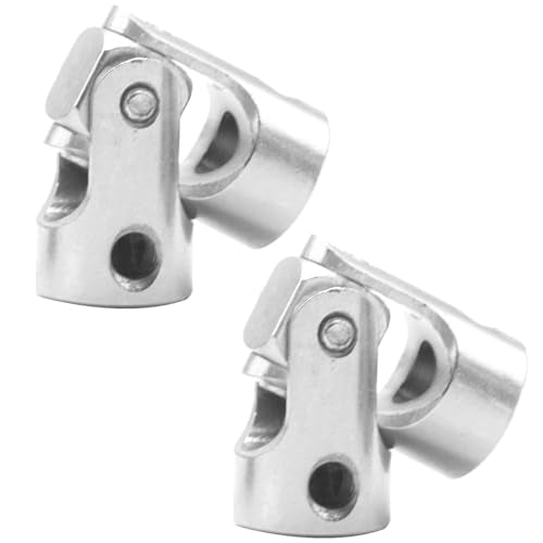 5Pack Vgoohobby Universal Rotatable Steering Shaft U Joint Coupling Motor Connector Coupler for RC Car Robot Crawler Boat (6mm to 6mm)