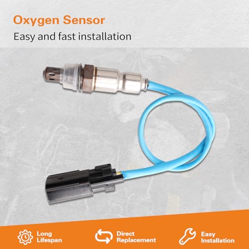 HTMXJA 4Pcs Upstream and Downstream Oxygen O2 Sensor for Edge 3.7L 3.5L 11-14,Explorer 3.5L 11-15,F-150 3.7L 11-14,Escape 3.0L 10-12,Fusion 3.0L 10-12,CX-9 3.7L 11-15,.OE#234-5038 234-4490
