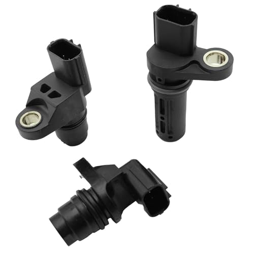 JSNOOKN Engine Camshaft Position Sensor Intake Exhaust Side and Crankshaft Position Sensor Kit for Honda Acura TSX 2004-2008 Honda Accord 2003-2007 Element 2003-2011 2.4L 37510-RAA-A01 37510-PNA-003