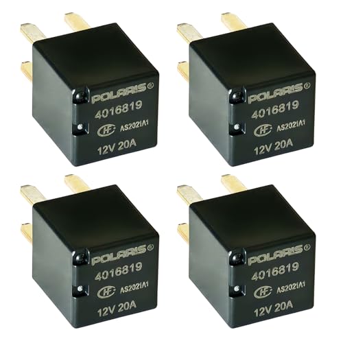 4Pcs 4016819 Ultra Micro ISO Automotive Relay 12VDC 20A 4Pins, General Purpose for Automotive Applications