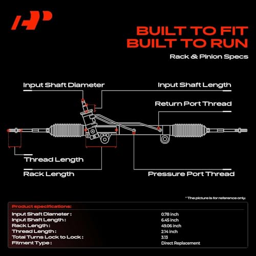 A-Premium - Electronic Power Steering Rack and Pinion Compatible with Toyota Corolla 2014 2015 2016 2017 2018 2019, Replace# 4551002490