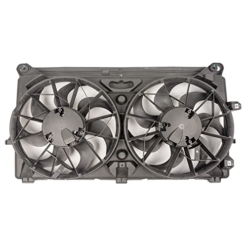 Focreedy GM01 Dual Radiator Electric Fan for Silverado Tahoe 05-14 620-654