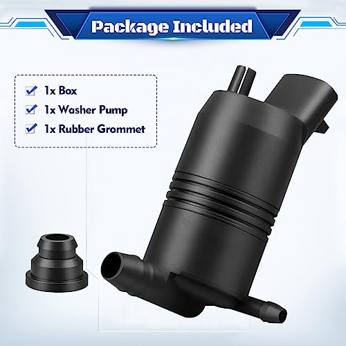 HHCSOP 8533006030 Windshield Washer Motor Pump, Replacement for Toyota Tacoma Camry Corolla Avalon Tundra, Chevrolet Geo Prizm, Lexus ES300