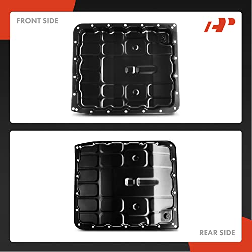 A-Premium Transmission Oil Pan with Plug Compatible with Nissan Frontier 2005-2008/2010-2014/2017, Pathfinder 2005-2008 2010-2012, Titan 2004-2008 2010-2013, Armada 2005/2007/2010-2013, Xterra, 350Z