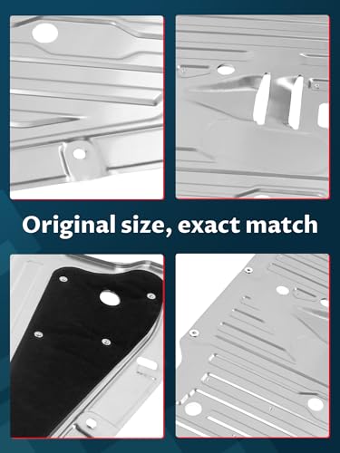74110-TBA-A00 90674-TY2-A01 Engine Splash Guard Under Car Shield Cover Board Compatible with Honda Civic 2016 2017 2018 2019 2020 2021