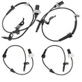 TRSFO Set of 4pc Front + Rear ABS Wheel Speed Sensors for 2013 2014 2015 2016 2017 Honda Accord