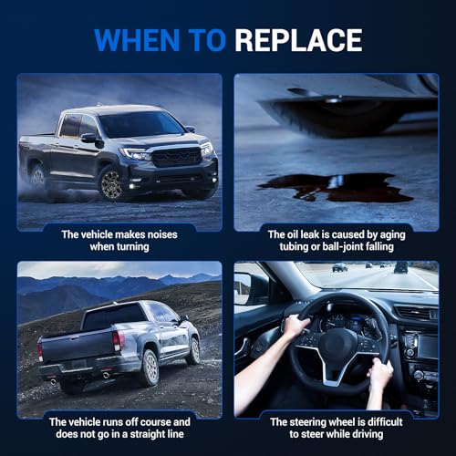 Autoround Power Steering Rack and Pinion Assembly Compatible with Toyota Tacoma 1995-2004/ 4Runner 1996-2002 4WD RWD, Replace # 4420035013 26-2625