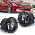Nilight Fog Lights Assembly Compatible with 2006 2007 2008 2009 2010 2011 2012 2013 2014 Infiniti FX35 FX45 FX50 EX35 G37 G25 M35h M37 M56 QX56 Rogue Cube Nissan Murano Juke Versa