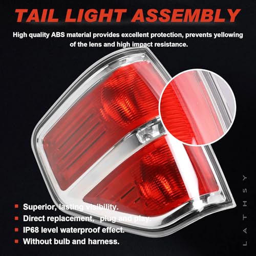 Tail Lights Compatible With 2009-2014 Ford F150 Driver and Passenger Side