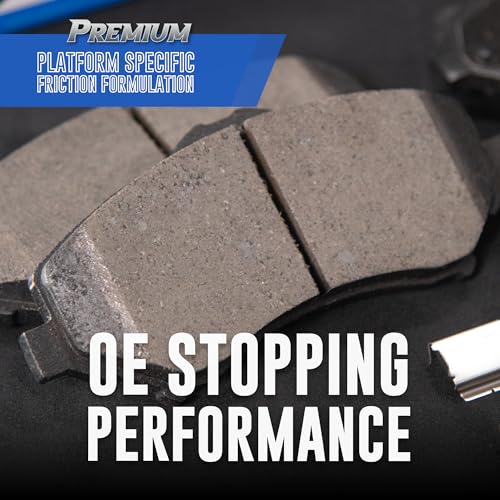 Bendix Premium SBC1439 Ceramic Rear Brake Pads for Select Models Genesis G70, G80, Hyundai Coupe, Santa Fe, Fe XL, Kia Sorento, Stinger