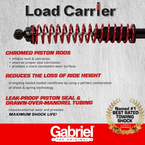 Gabriel 34036 Load Carrier Towing & Hauling Front Spring Shocks Fits Chevrolet C10, C20, C30, GMC C1500, K5 Blazer, Jimmy (Pair)