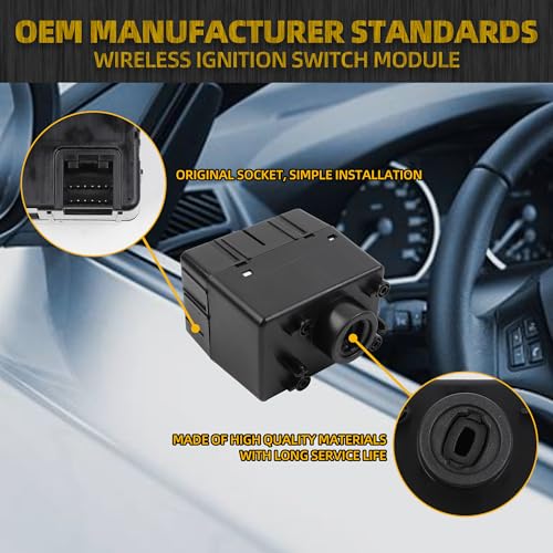 Dasbecan Wireless Ignition Module Switch Compatible with 2008-2010 Dodge Ram 1500 2500 350 Charger Challenger Magnum Jeep Commander Grand Cherokee Chrysler300 Replace# 68210150AB 68044060AA