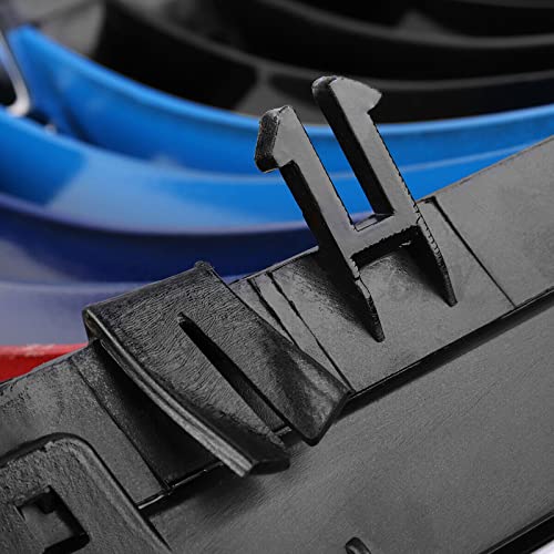BILLDIO Front Bumper Kidney Grille Grill Glossy Black Compatible with 2007-2014 BMW X5 E70 X6 E71 Dual Slat Double Line