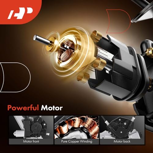A-Premium Electric Power Window Regulator with Motor Compatible with Chevrolet Colorado & GMC Canyon, 2015-2020, Pickup, Front Left Driver Side