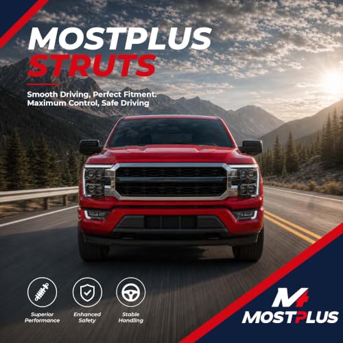 MOSTPLUS Front+Rear Complete Struts Shocks Assembly Compatible for 2004 2005 2006 Toyota Camry Solara Lexus ES330 172205 172206 172208 172207 Coil Spring