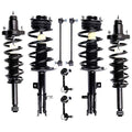 SCITOO - (8pcs) Front and Rear pair Strut Spring Assembly Stabilizer Bar Link Stabilizer Bar Link Kit fit for 2011-2014 for Chrysler 200 2007-2010 for Chrysler Sebring