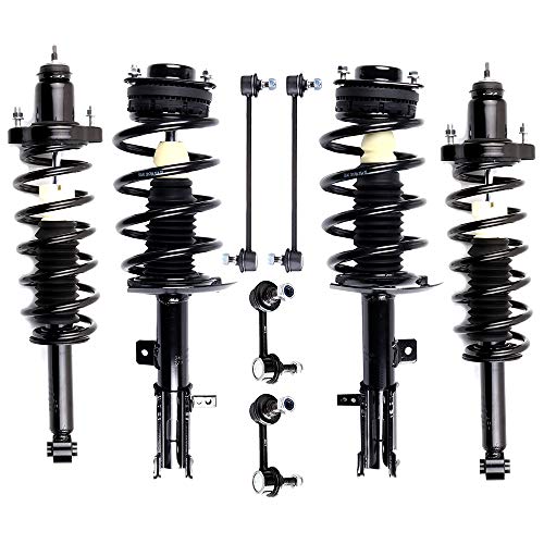 SCITOO - (8pcs) Front and Rear pair Strut Spring Assembly Stabilizer Bar Link Stabilizer Bar Link Kit fit for 2011-2014 for Chrysler 200 2007-2010 for Chrysler Sebring