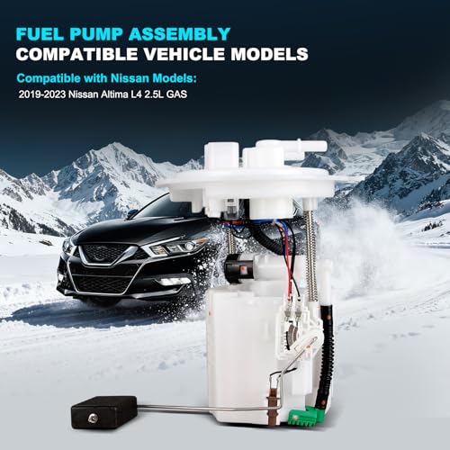 OTO-K Electric Fuel Pump Module Assembly with Sending Unit Compatible with Nissan Altima 2019 2020 2021 2022 2023, 2.5L, GAS, FWD, Replace# FG2726, 170406CA0A