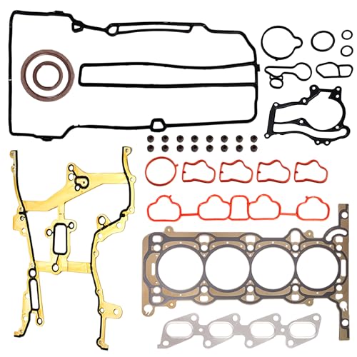 JAVOUKA Head Gasket Set, 1.4L, 2011-2015 for Chevy Cruze, 2012-2016 for Chevrolet Sonic, 2015-2016 for Chevy Trax, 2013-2016 for Buick Encore, Gas DOHC VIN-B C 9(34pcs)